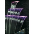 Waterfall feature with colour LED effects