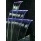 Waterfall feature with colour LED effects