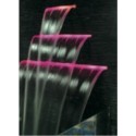 Waterfall feature with colour LED effects