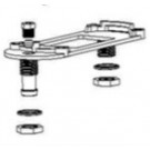 E-Lumen bracket set for concrete pool