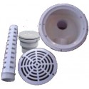 Hayward® Main drain cover, round, 8" ABS