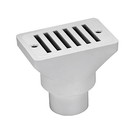 Gutter drain  for overflow pools. ABS