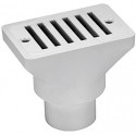Gutter drain  for overflow pools. ABS