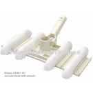 Emaux Vacuum head, 14" flexible with wheels