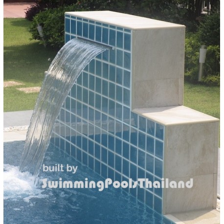 Emaux Wasserfall für Scwimmbad von  Pool Shop  Thailand