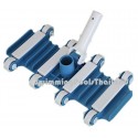 Vacuum head 14"  with height adjustable wheels