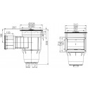 Emaux™ skimmer  EM0050-C for concrete pool