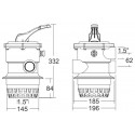 Multiport Post  Valve  2"  ports for MFV77 to  MFV35 filters