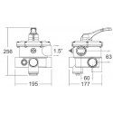 Multiport Post  Valve  2"  ports for MFV77 to  MFV35 filters