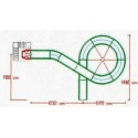 Aquaslide flume 30.6 m