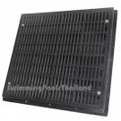 Main drain cover 12 x 12" ABS. BLACK