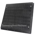 Main drain cover 12 x 12" ABS. BLACK 