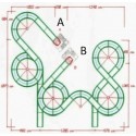 Aquaslide flume 30.6 m