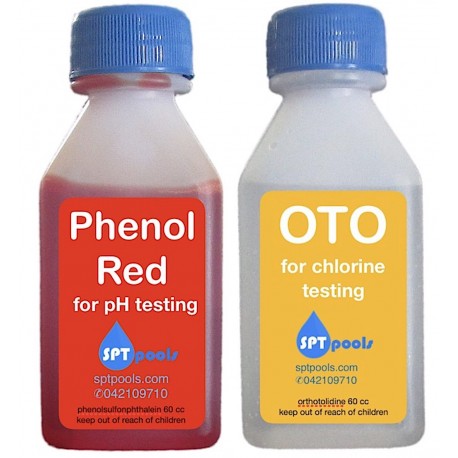 Test kit refill pH 60 cl & Cl 60 cl
