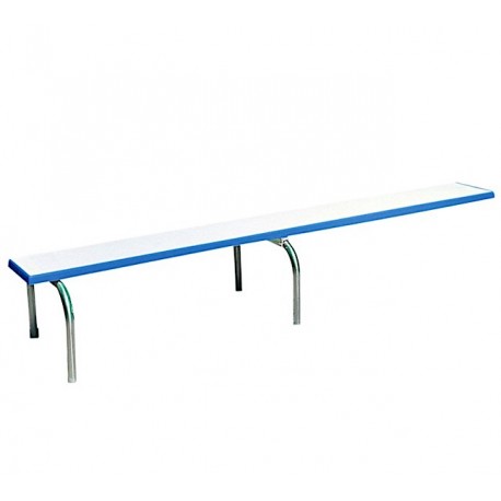 Diving board 8' (2.44 m)  with stainless steel stand