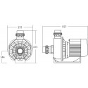 Emaux™ SR series jacuzzi  & spat jet pumps. 1HP  to  3HP