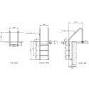 stainless steel ladder 316