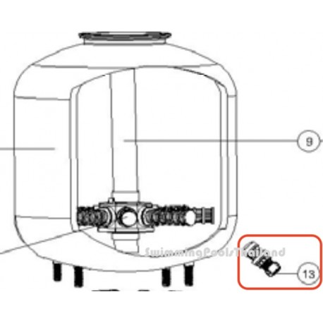 Water Drain for V & S Series filters