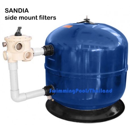 Sandia sand filter. Side Mount Sandia sand filter. Side Mount