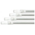 Telescopic pole, 4.80 metres, aluminium with grip and twist-lock. For use with brushes, vacuum heads, and nets 