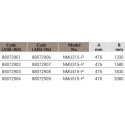 Emaux  1.5" stainless steel NMU ladder (3-step)