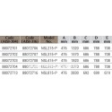 Emaux  1.5" stainless steel NMU ladder (3-step)
