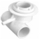 Ф10mm Barb Air & Ф25mm Water Tee Body - White