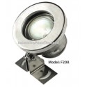 Fountain light 1W/12V LED. Colour changing. Stainless steel.