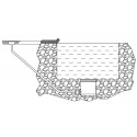 LED-F20 Fountain light 1W LED, flush mouting