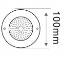HOTOOK 8W warmweiss. Edelstahl