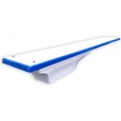 Diving board 8' (2.44 m)  complete with fibre glass stand﻿. PSD-08-DFS