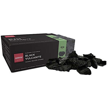 Sauna stones black vulcanite 20 Kg
