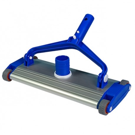 Vacuum head aluminium with wheels and brushes