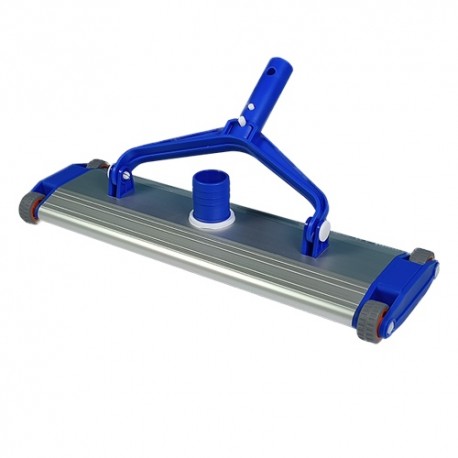 Vacuum head aluminium with wheels and brushes