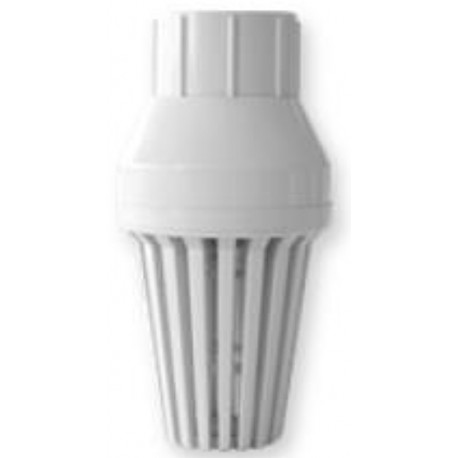 Foot valve 1.5" PVC,  threaded