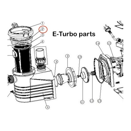 Ringschloss für Deckel E-Turbo