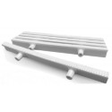 Gutter grating. Dimensions