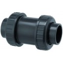 In-line ball check valve