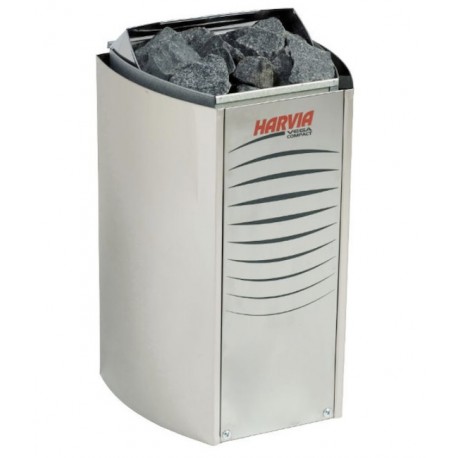 Sauna heaters with built-in control