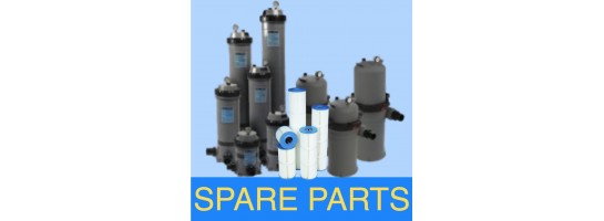Cartridge filter parts and cartridges